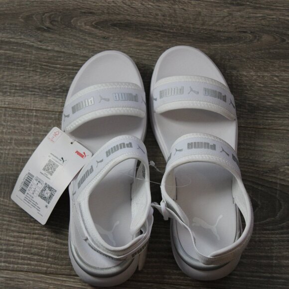 Puma Light Gray Sandals - Picture 1 of 6